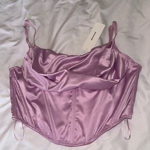 Urban Outfitters - pink corset tank top